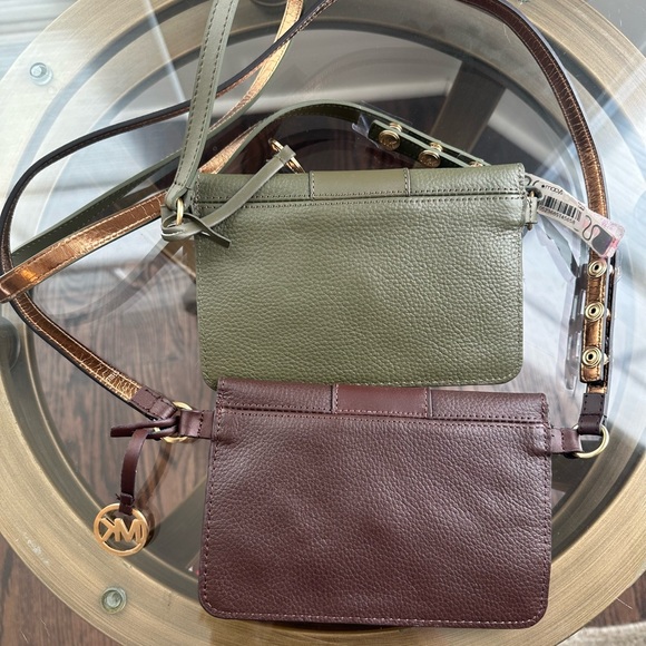 Brown and Green Michael Kors Belt Purses - Picture 4 of 7
